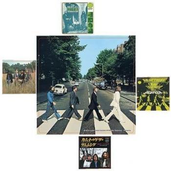 Pegatinas de los Beatles Abbey Road Multicolor One Size