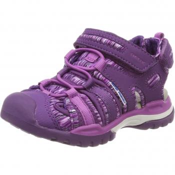 Geox J Borealis A, Sandalias Punta Cerrada para Niñas, Morado