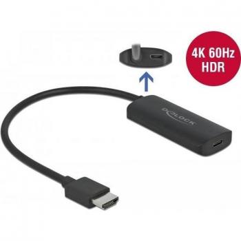 Adaptador HDMI-A macho a USB Type-C hembra (DP Alt Mode) 4K 60Hz Delock 63251