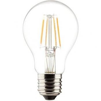 Bombilla LED 6W E27 clara (paquete de 4)