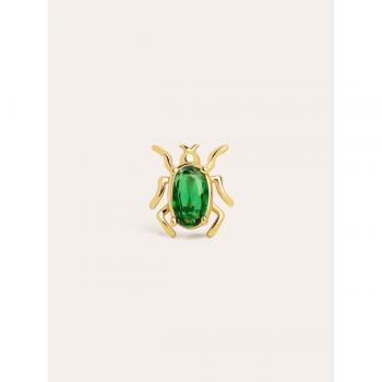 Pendiente Suelto Bug Bettle - Plata de Ley 925 con Baño de Oro de 18 kt