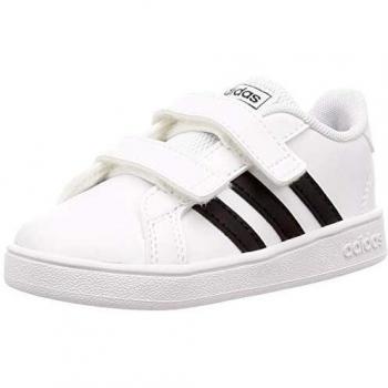 adidas Grand Court I, Zapatillas de Estar por casa, Blanco