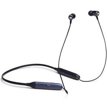 JBL LIVE 220BT - Auriculares inalámbricos intraaurales con Bluetooth y asistente de voz integrado, Tecnologías TalkThru y AmbientAware, hasta 10h de música, azul