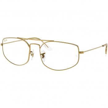 Ray-Ban RX6545 Explorer V 3086 Armazones para Hombre Dorados, Lentes Recetadas Para Hombre Dorados, Gafas Recetadas para Hombre Dorados