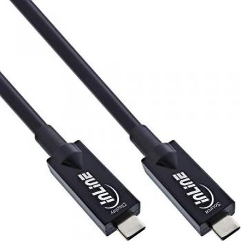 Cable USB C a USB C 3 m InLine 35793A, USB 3.2 Gen 2, negro