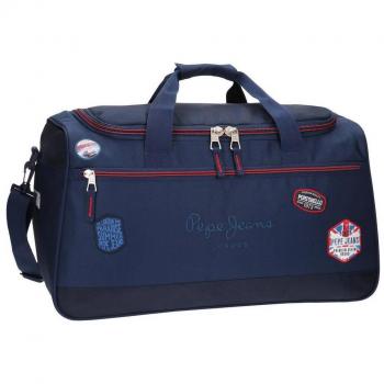 Pepe Jeans Kensington Bolsa de Viaje, 52 cm, 43.73 litros, Azul