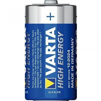Baterías Alcalinas VARTA C Longlife 20 Piezas - LR14, 1.5V