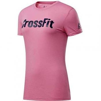 Reebok Crossfit Rd Camiseta de Manga Corta, Mujer, Rosa