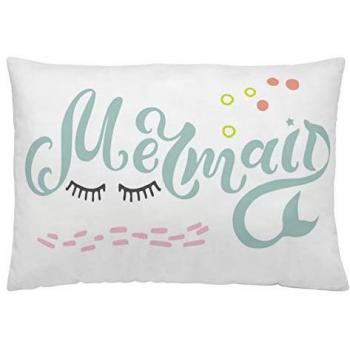 Funda de cojín Reversible Mermaids 50 x 30 cm