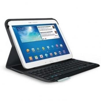 Logitech Ultrathin Keyboard Folio - Funda con teclado QWERTY para Samsung Galaxy Tab 3 10.1