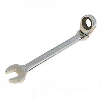 Silverline 395007 - Llave combinada con carraca articulada