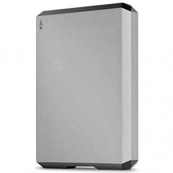 LaCie Mobile Drive - Disco Duro Externo USB-C USB 3.0, 5 TB, Color Plateado
