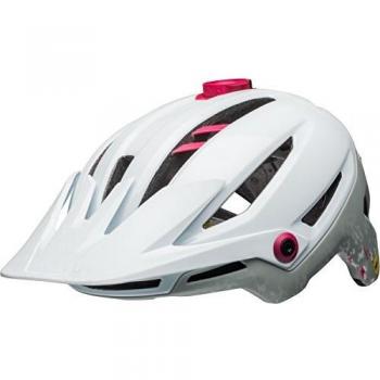 BELL Sixer MIPS Casco, Unisex, Matt White/Cherry Stone, Small/52-56 cm