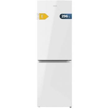 Frigorífico Combi Cecotec 185cm 296L Blanco con Fast Cooling, Puertas Reversibles, DeFrost y LED Interior