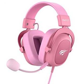 Auriculares Gaming Havit H2002D Rosa Alámbricos