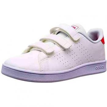 adidas Advantage C, Sneaker, Cloud White/Real Pink/Cloud White, 29 EU