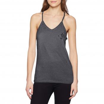 Hurley W Sets Burnout Tank Tops, Mujer, Black Heather, M