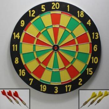 Dart parte Tentable Diana Diana Madera 2 Páginas bespielbar, 6 wurfpfeile Dardos con punta de metal