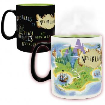 ABYstyle - DISNEY - Peter Pan - Taza de cambio de calor - 460 ml - Neverland