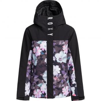 Chaqueta de snow Roxy Galaxy para mujer en negro, rosa y blanco - Talla S