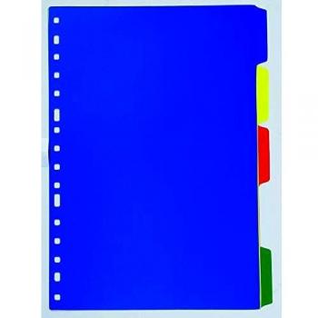 Liderpapel Separador Plástico Juego De 5 Separadores Folio 16 Taladros