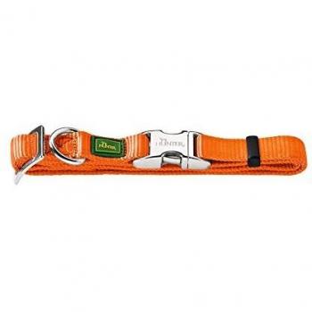 Hunter - Collar Vario Basic con cierre de aluminio L cuello 45-65 cm naranja