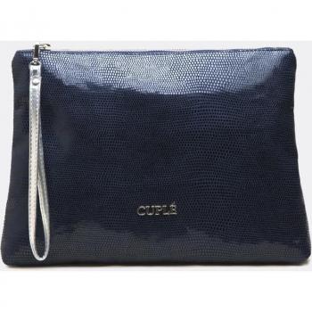 Cartera de mano de mujer azul marino en sintético 400448-402-0201