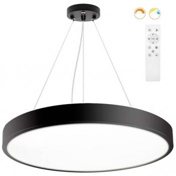 Kramfor Big Suspend 70W Ø80cm CCT Negro Blanco Dual