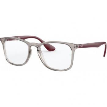 Ray-Ban RX7074 8083 Unisex Square Eyeglasses Grey Size 52 with Blue Light Block