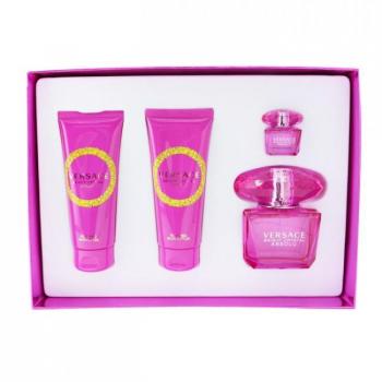 Versace Bright Crystal Absolu Coffret 4pcs: Eau De Parfum Spray 90ml, Body Lotion 100ml, Eau De Parfum 5ml, Shower Gel 100ml