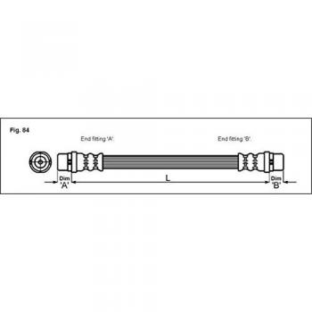 Metzger 4114794 Tubo flexible de frenos