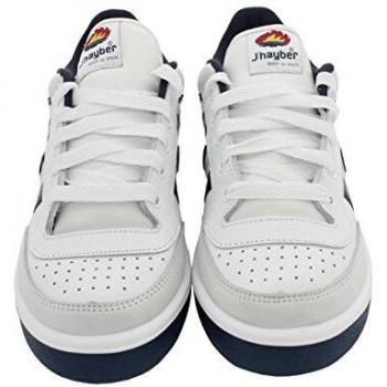 J´hayber 63638, Sneaker Unisex Adulto, Blanco/Azul Marino, 43 EU