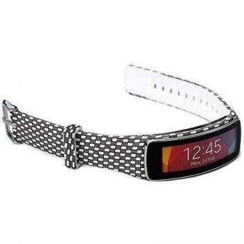Greatfine Correa de muneca para Galaxy Gear fit R350 SmartWatch accesorios de munequera para reemplazo de bandas de reloj