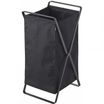 Cesto de ropa plegable negro Tower - 45 litros - 30x36x64 cm - Yamazaki