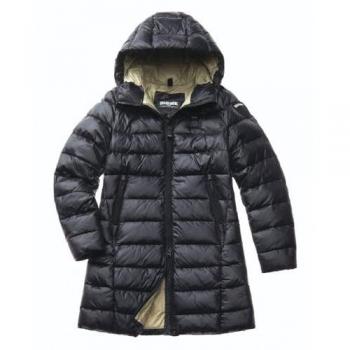 Blauer Adelaide Micro Rip Long Jacket, Black, Size M, Female