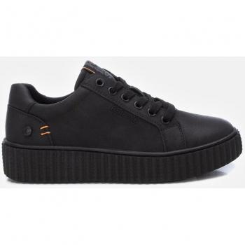 Zapatillas de lona de mujer Refresh 172372 camel con suela de goma y cordones