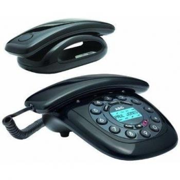 AEG SOLO Combo 15 - Teléfono con parte inalámbrico, negro