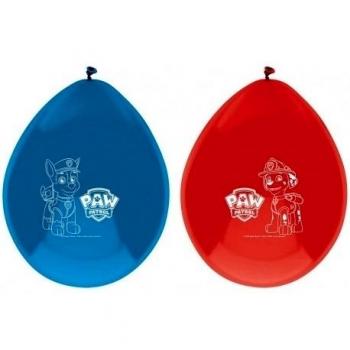 Paw Patrol- Pack de 8 globos para fiesta