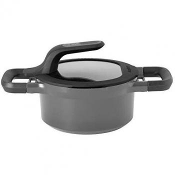 BergHOFF Gem 16 cm Grey Non-Stick Covered Casserole