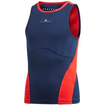 adidas Camiseta de Tirantes para niña, Azul Oscuro, Rojo, 170