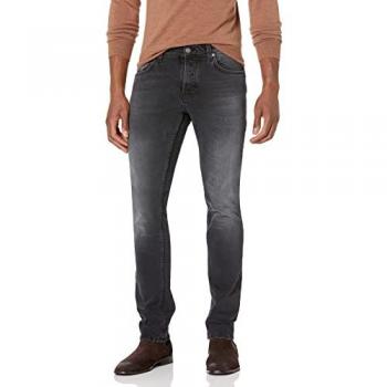 Nudie Jeans Grim Tim Men's Jeans in Dark Gray, Size 34/L34