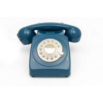 GPO 746 Vintage Rotary Dial Phone Azure Blue