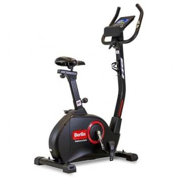 Bicicleta Estática BH Berlin SC100 - Volante Trasero de 9 Kg - Freno Magnético - Pantalla Retroiluminada - Entrenamiento Hasta 7 Horas/semana
