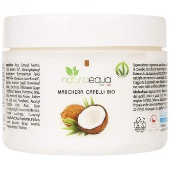 Mascarilla Capilar Regenerante de Coco Bio - Naturaequa (250 ml)