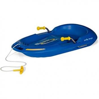 Trineo Rolly Toys Snow Max Azul - Estable, Ergonómico y con 2 Frenos Metálicos - Carga Hasta 100 Kg
