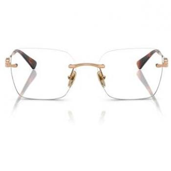 Vogue Eyewear VO4320B 5152 Women's Squared Prescription Glasses Gold Metal Frame 53mm