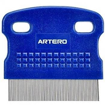 Artero Peine Lagrimal púas extrafinas. Limpiador de manchas oculares. Quita Eficientemente Costras y Mucosidad de los ojos del perro