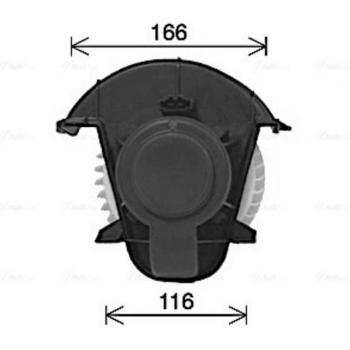 Motor eléctrico, ventilador interior AVA COOLING VN8409 / Motor eléctrico, ventilador habitáculo PRASCO VN8409