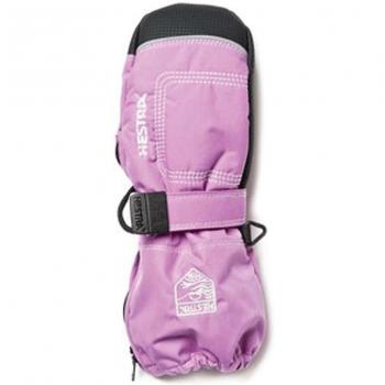 Hestra Juniors' Baby Zip Long Mitt Cerise 1 by Hestra