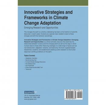 Estrategias Innovadoras y Marcos para la Adaptación al Cambio Climático - Investigación Emergente y Oportunidades (Avances en Ingeniería Ambiental y Tecnologías Verdes)